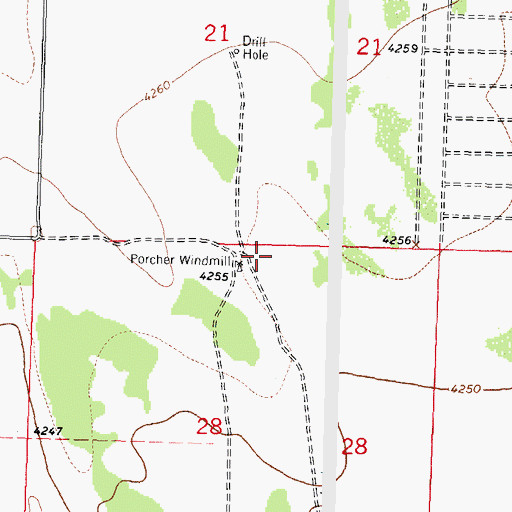 Topographic Map of 06019 Water Well, NM