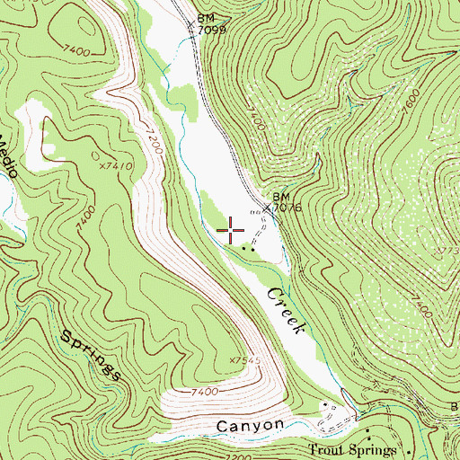 Topographic Map of Rio De Vega Ranch, NM
