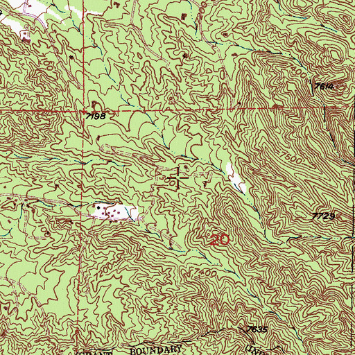 Topographic Map of Sangre De Cristo Novitiate, NM