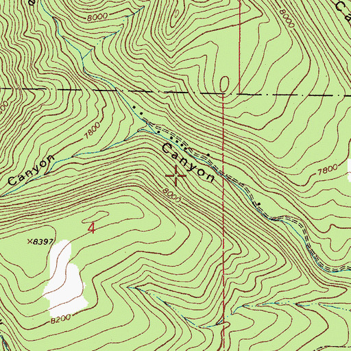 Topographic Map of Camp Monakiwa Girls Camp, NM