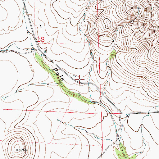 Topographic Map of Torres, NM