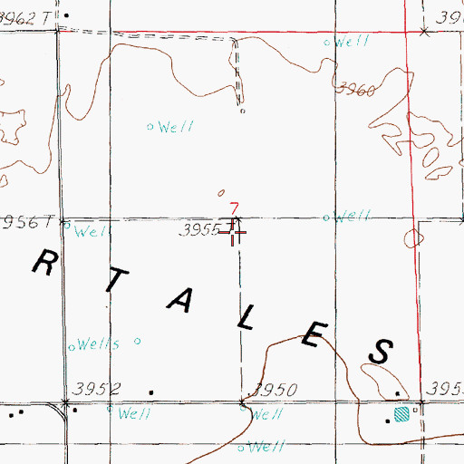 Topographic Map of P-2315-5 Water Well, NM