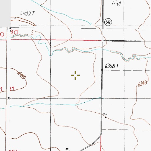 Topographic Map of Number 2 Water Well, NM