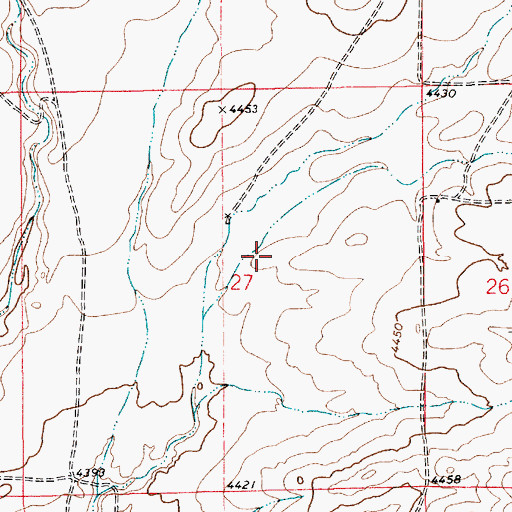 Topographic Map of 12252 Water Well, NM