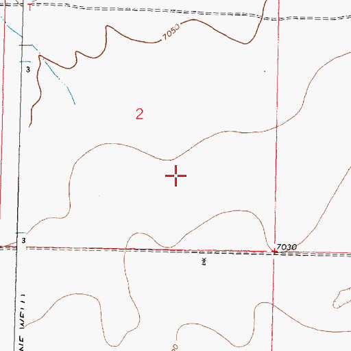 Topographic Map of Augustine Windmill, NM