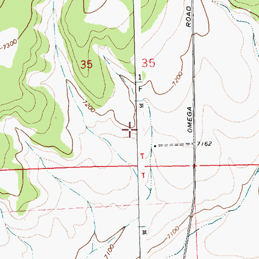Topographic Map of Stevenson, NM
