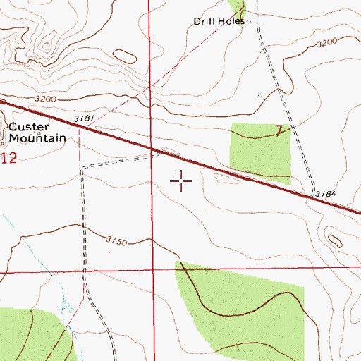 Topographic Map of Jal Rifle Range, NM