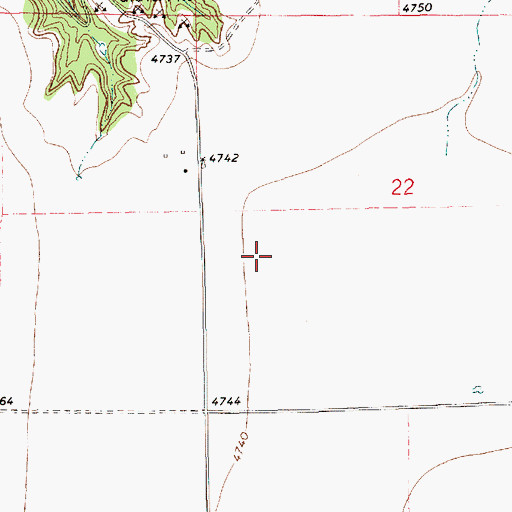 Topographic Map of Duke, NM