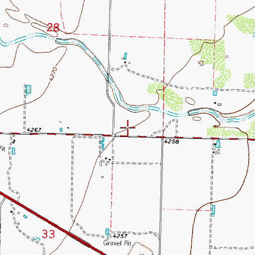 Topographic Map of 10073 Water Well, NM