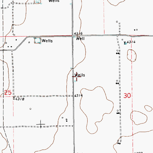 Topographic Map of 05013 Water Well, NM