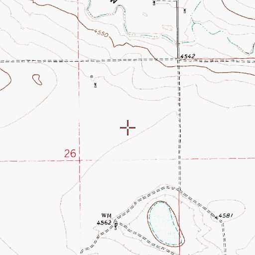 Topographic Map of 10409 Water Well, NM