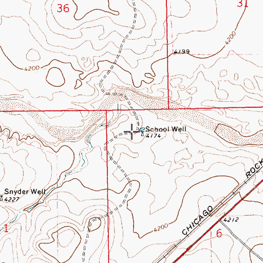 Topographic Map of 05316 Water Well, NM