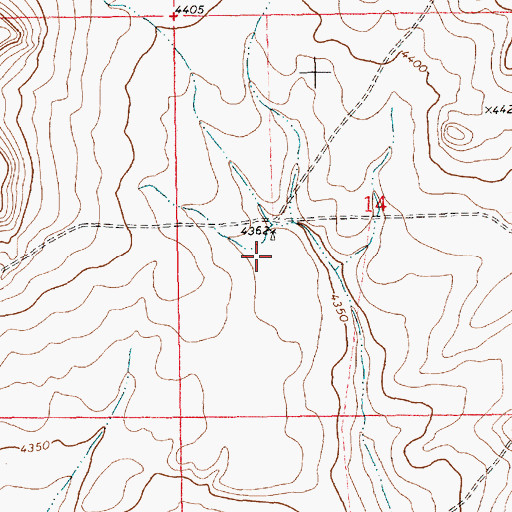 Topographic Map of 05363 Water Well, NM