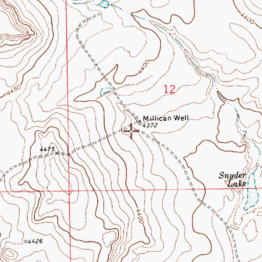 Topographic Map of 05361 Water Well, NM