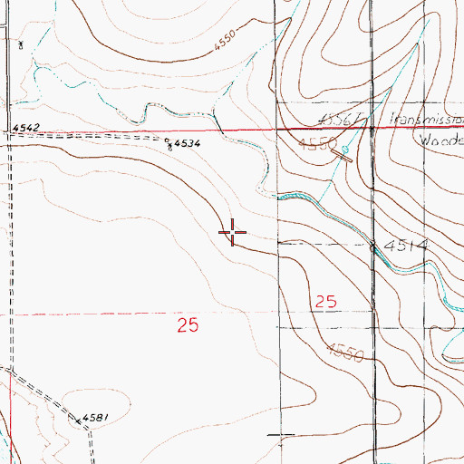 Topographic Map of 10408 Water Well, NM