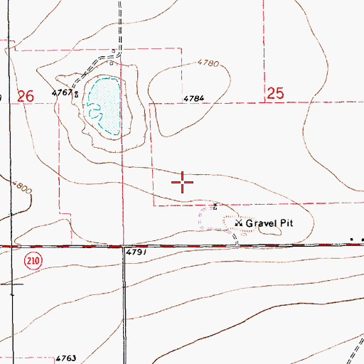 Topographic Map of 10584 Water Well, NM