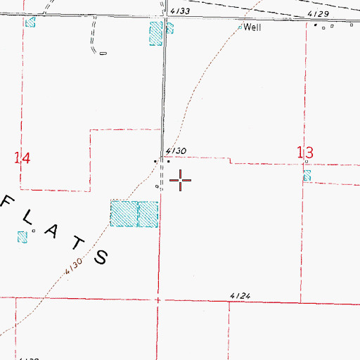 Topographic Map of 10125 Water Well, NM