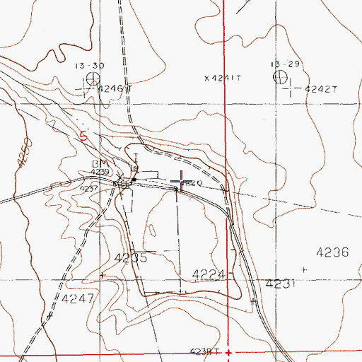 Topographic Map of 11066 Water Well, NM