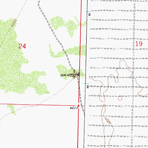 Topographic Map of 00802 Water Well, NM