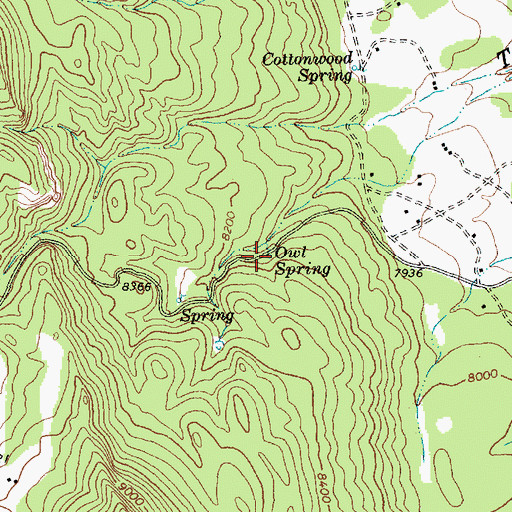 Topographic Map of 12R-161 Owl Spring, NM