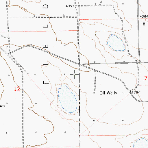 Topographic Map of 10932 Water Well, NM