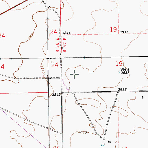 Topographic Map of 10144 Water Well, NM