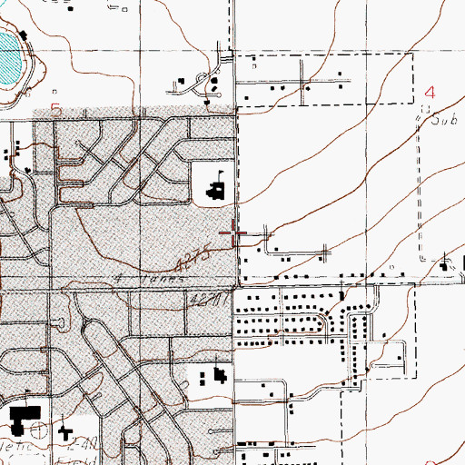 Topographic Map of 10564 Water Well, NM