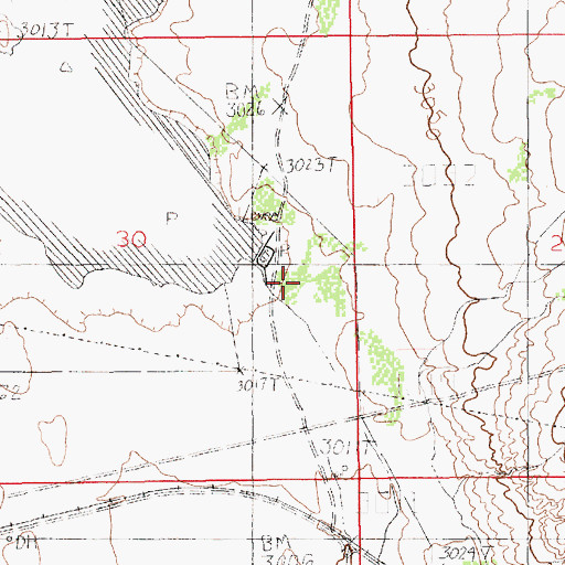 Topographic Map of 06680 Water Well, NM