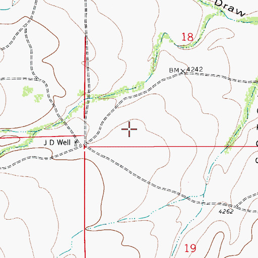 Topographic Map of 06685 Water Well, NM