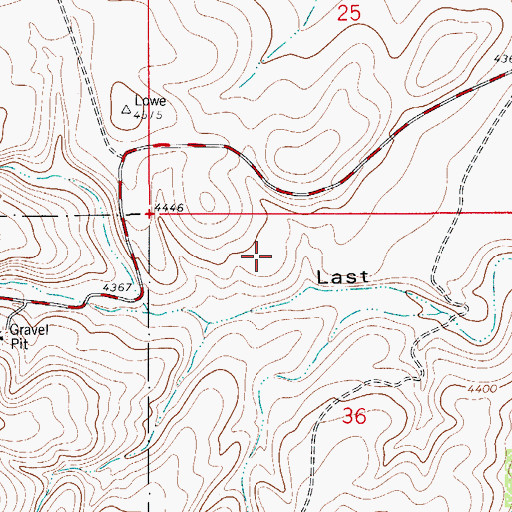 Topographic Map of 20097 Water Well, NM