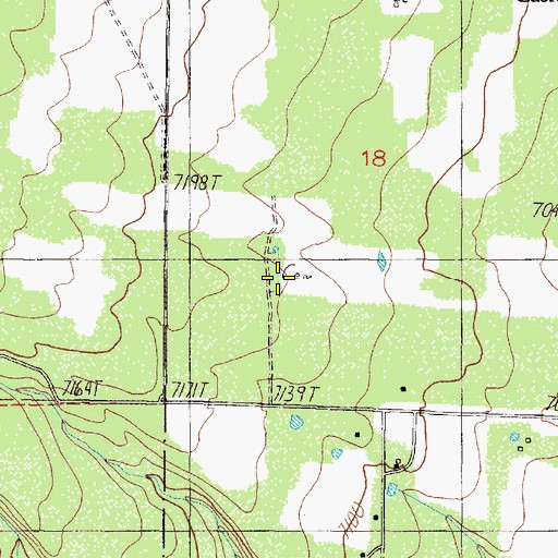 Topographic Map of Kayser - Eastview Cemetery, NM