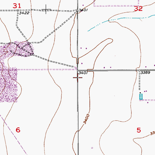 Topographic Map of 06137 Water Well, NM