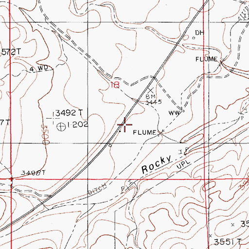 Topographic Map of 06745 Water Well, NM