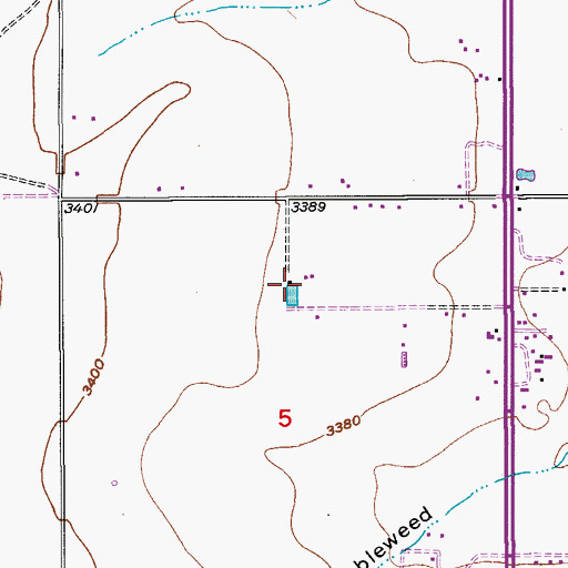 Topographic Map of 06140 Water Well, NM