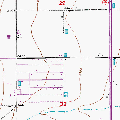 Topographic Map of 06113 Water Well, NM