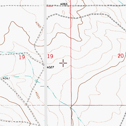 Topographic Map of 10097 Water Well, NM