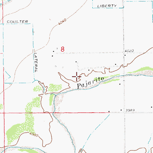 Topographic Map of 10120 Water Well, NM