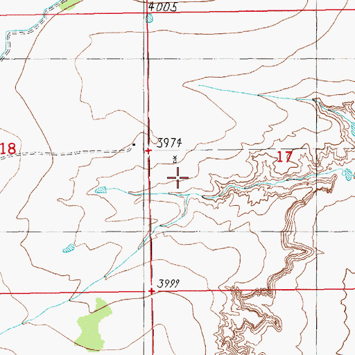 Topographic Map of 05381 Water Well, NM