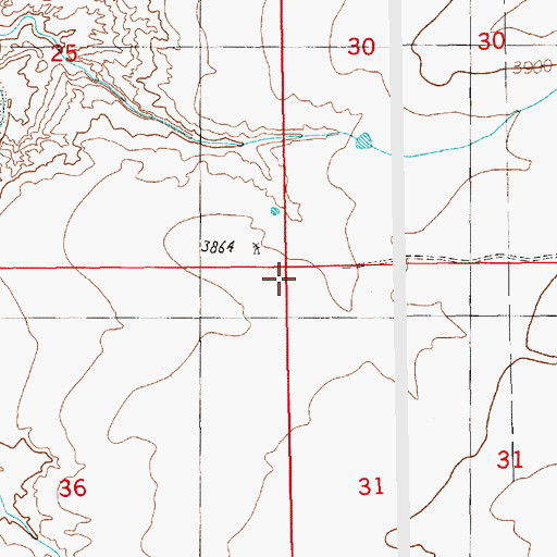 Topographic Map of 05509 Water Well, NM
