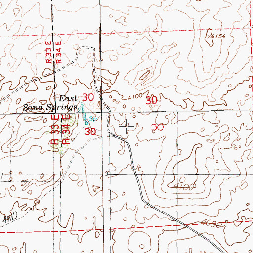 Topographic Map of 05475 Water Well, NM