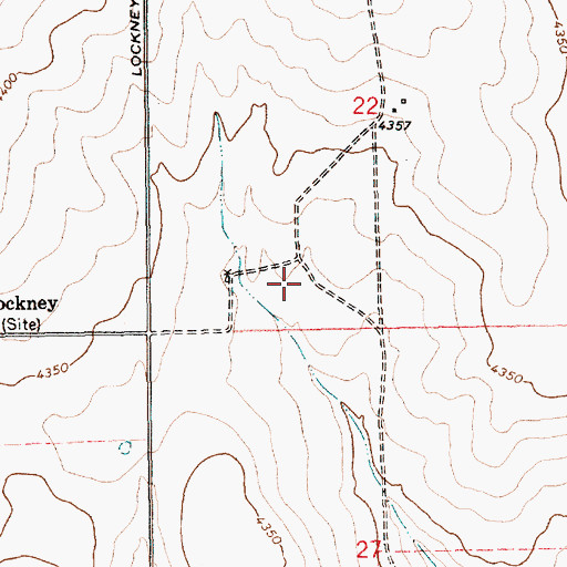 Topographic Map of 05450 Water Well, NM