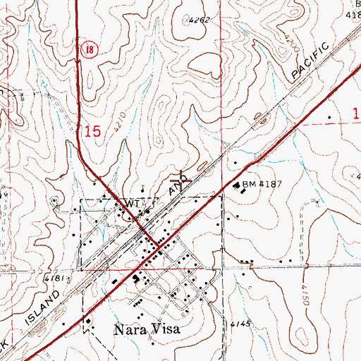 Topographic Map of 05306 Water Well, NM
