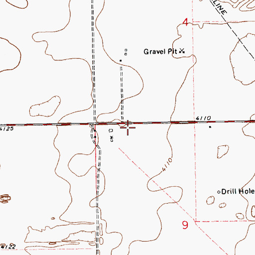 Topographic Map of 12604 Water Well, NM