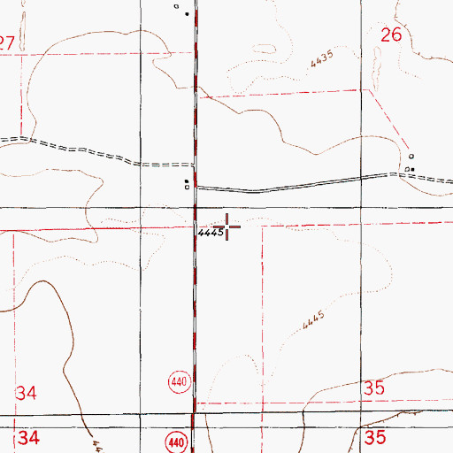Topographic Map of 06171 Water Well, NM