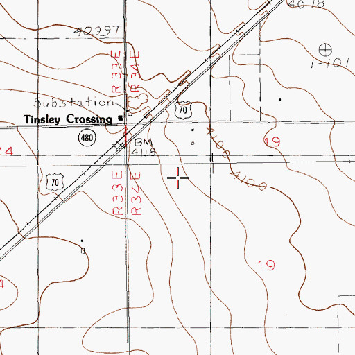 Topographic Map of 10907 Water Well, NM