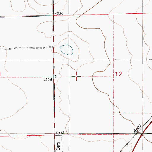 Topographic Map of 06059 Water Well, NM