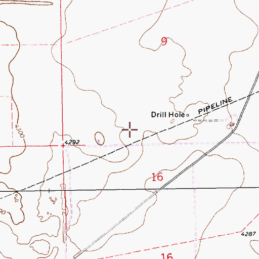Topographic Map of 12575 Water Well, NM