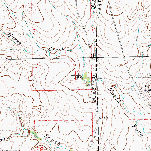 Topographic Map of 05470 Water Well, NM