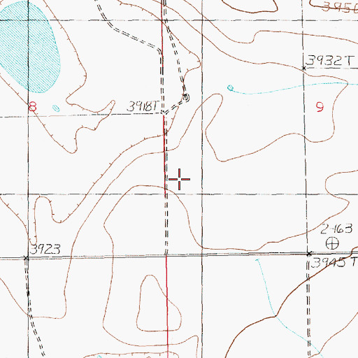 Topographic Map of 11029 Water Well, NM