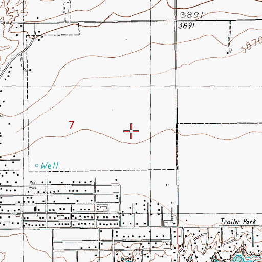 Topographic Map of 05034 Water Well, NM